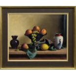 STILL LIFE, AN OIL BY CAWTHORN