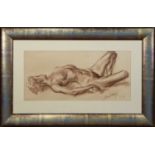 NUDE STUDY, A PASTEL BY ALAN SUTHERLAND