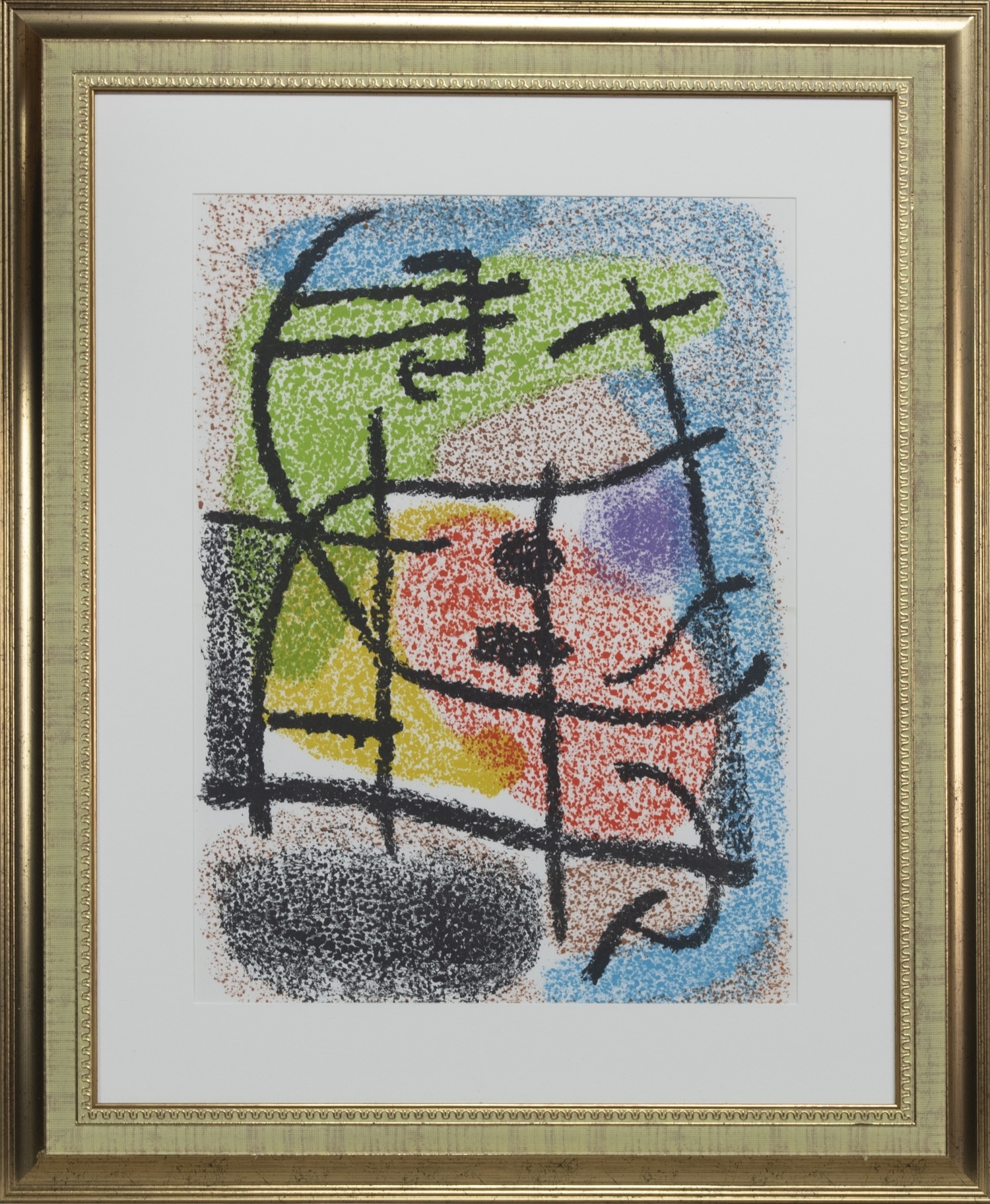 A PAIR OF LITHOGRAPHS BY JOAN MIRO - Image 2 of 2