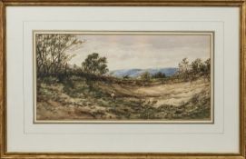 SANDPITS, SURREY, A WATERCOLOUR BY DAVID COX THE YOUNGER