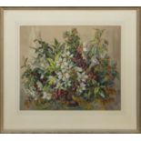 SPRINGTIME BOUQUET, A WATERCOLOUR BY DAISY MCGLASHAN ANDERSON