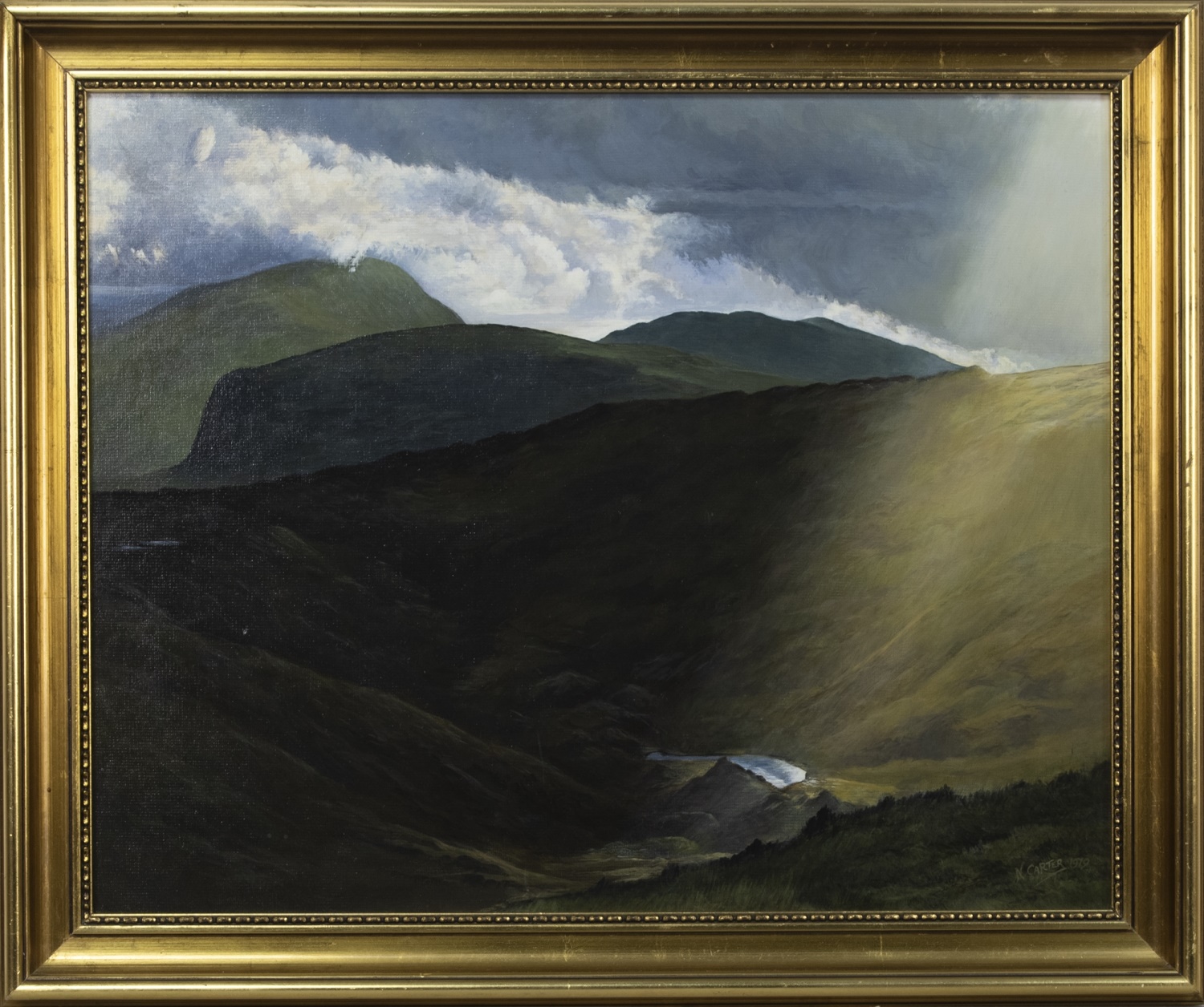 HONISTER PASS, AN OIL BY N CARTER