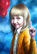 GIRL WITH RED BALLOON BY WILLIAM FERGUSON