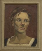 PORTRAIT OF JOHN GIELGUD AS HAMLET, AN OIL BY ANNE GRAHAM-JOHNSTONE