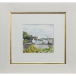 KIRKCUDBRIGHT, A WATERCOLOUR BY CHRISTINE BROWN