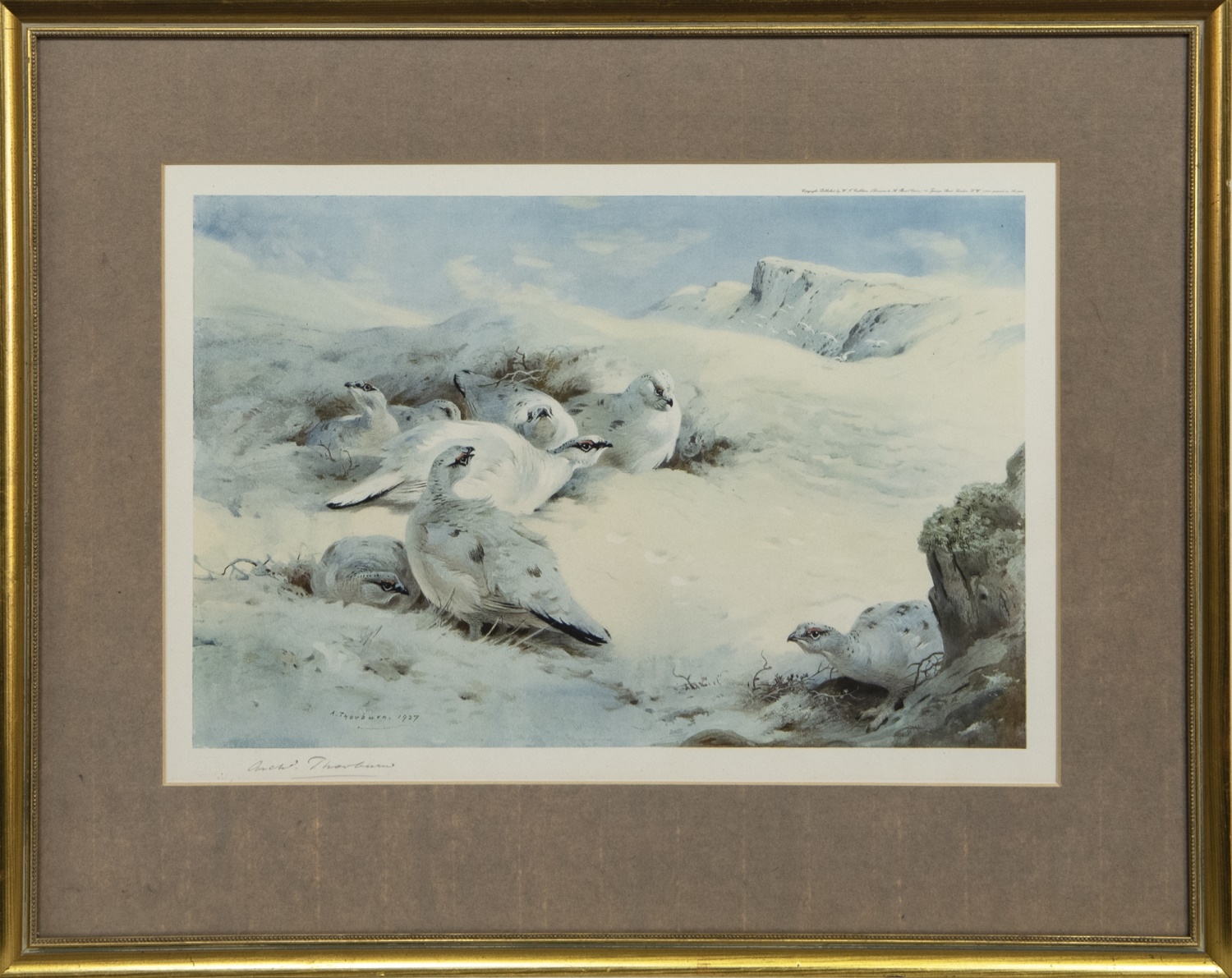 AN UNTITLED PRINT BY ARCHIBALD THORBURN