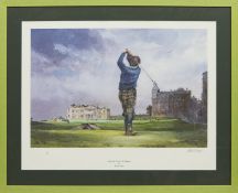 THE LAST DRIVE, ST ANDREWS, A PRINT BY ROBERT WADE
