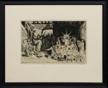 CHRIST, AN ETCHING BY WILLIAM STRANG