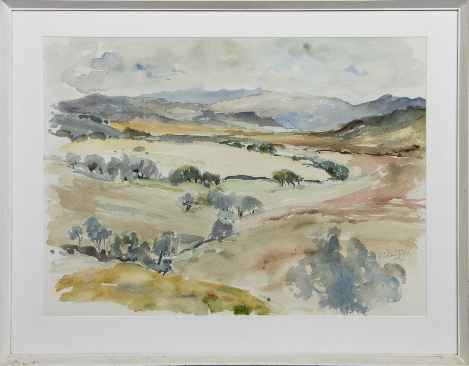 NEAR LOCHINVER, A WATERCOLOUR BY BEATRICE TESSIER-MCMURTRIE