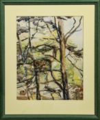 TREES, A WATERCOLOUR BY BEATRICE TESSIER-MCMURTRIE