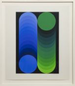 AN UNTITLED PRINT BY VICTOR VASARELY