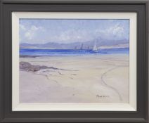 SAILING OFF MULL, AN OIL BY PAUL ROTH