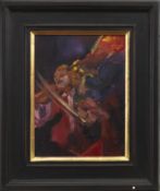 FIDDLE '99, ALISDAIR FRASER, AN OIL BY GAIL WENDORF