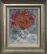 POPPIES, AN OIL BY JANE SOEDER