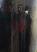 A LARGE UNTITLED OIL BY PHILIP GURREY