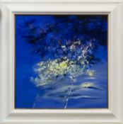 BLUE BLOSSOM, AN ACRYLIC BY BILL BLACKWOOD