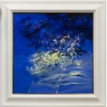 BLUE BLOSSOM, AN ACRYLIC BY BILL BLACKWOOD