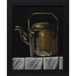 STILL LIFE COPPER KETTLE, AN OIL BY NATASHA ARNOLD