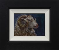 SHEEP, AN OIL BY ZHANNA PECHUGINA