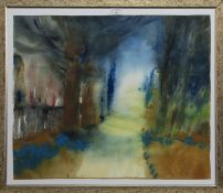 AN UNTITLED WATERCOLOUR BY CAROLINE BAILEY