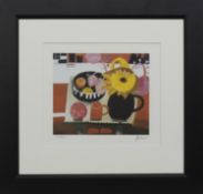 THE ORANGE MUG, A PRINT BY MARY FEDDEN