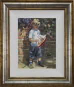 A TREASURED GIFT, A HAND ENHANCED CANVAS BY SHERREE VALENTINE DAINES