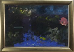 NIGHT GARDEN, AN OIL BY MAIRI STEWART