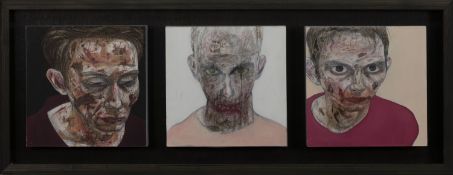 SELF-PORTRAIT TRIPTYCH BY ANDREW SMITH