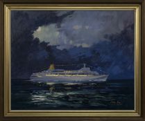 THE LOVE BOAT, AN OIL BY JAMES ORR