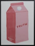 TRUTH, A LITHOGRAPH BY DAVID SHRIGLEY