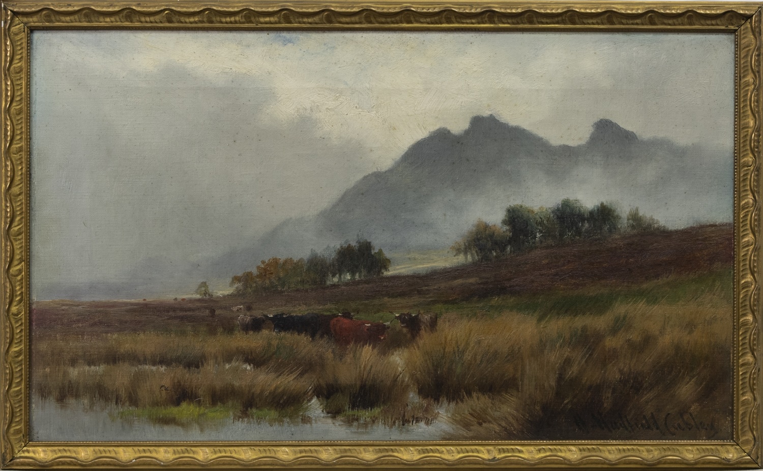 A PAIR OF CATTLE OILS BY HENRY HADFIELD CUBLEY