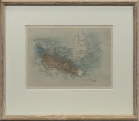 PETITE BAIGNEUSE AUX PAPILLONS, AN ETCHING AND AQUATINT BY RAOUL DUFY