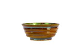 A ZSOLNAY PECS EOSIN MINIATURE BOWL