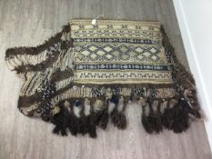 A CAUCASUS REGION TRIBAL LARGE PERSONAL BELONGINGS BAG