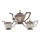 A CHINESE SILVER TEA SERVICE