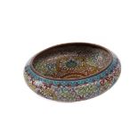 A 20TH CENTURY CHINESE CLOISONNE BOWL