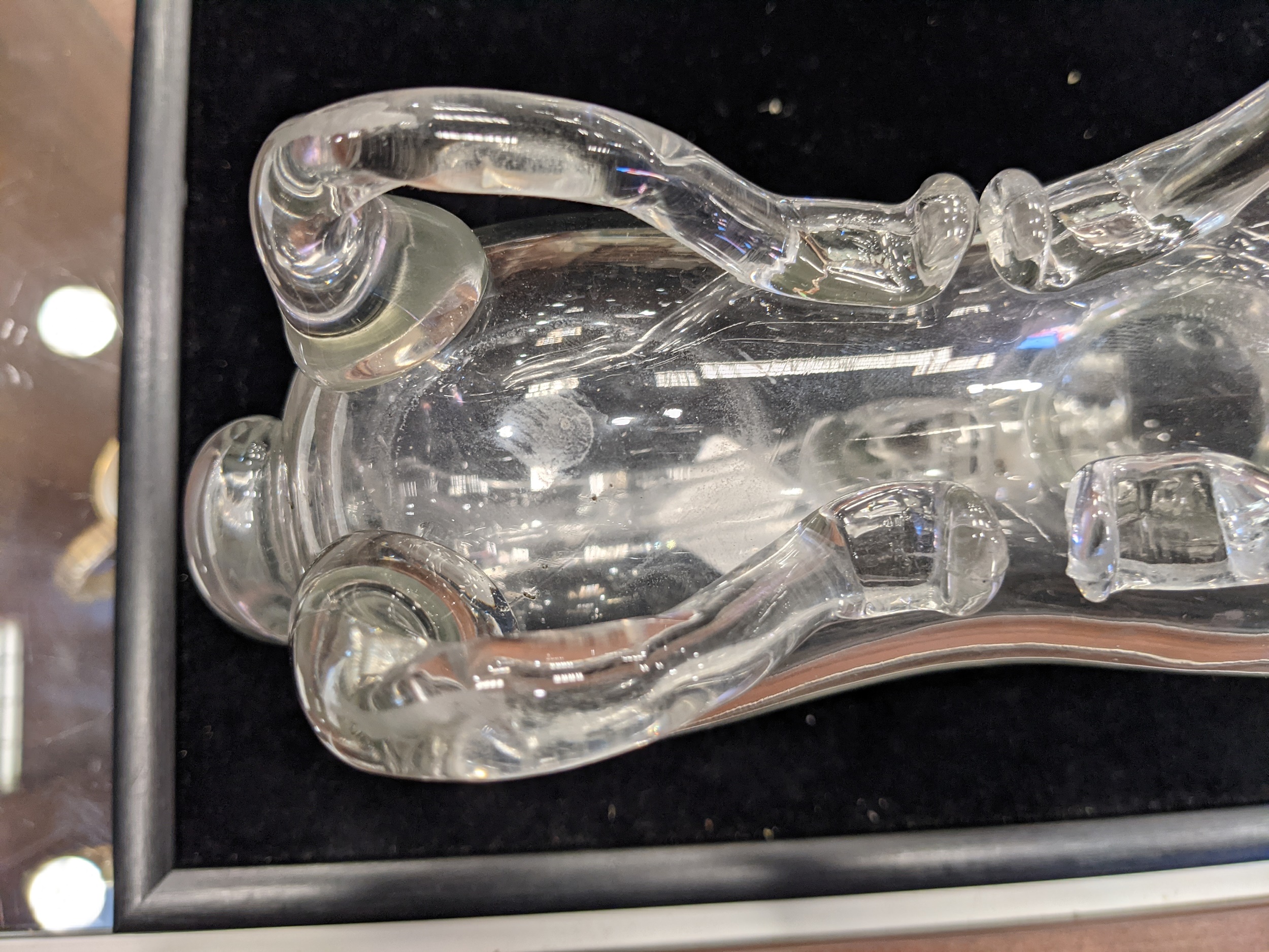 A 19TH CENTURY DANISH GLASS ZOOMORPHIC DECANTER - Image 5 of 13