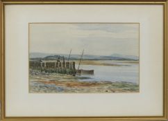 LOW TIDES, A PAIR OF WATERCOLOURS BY DUNCAN MACKELLAR