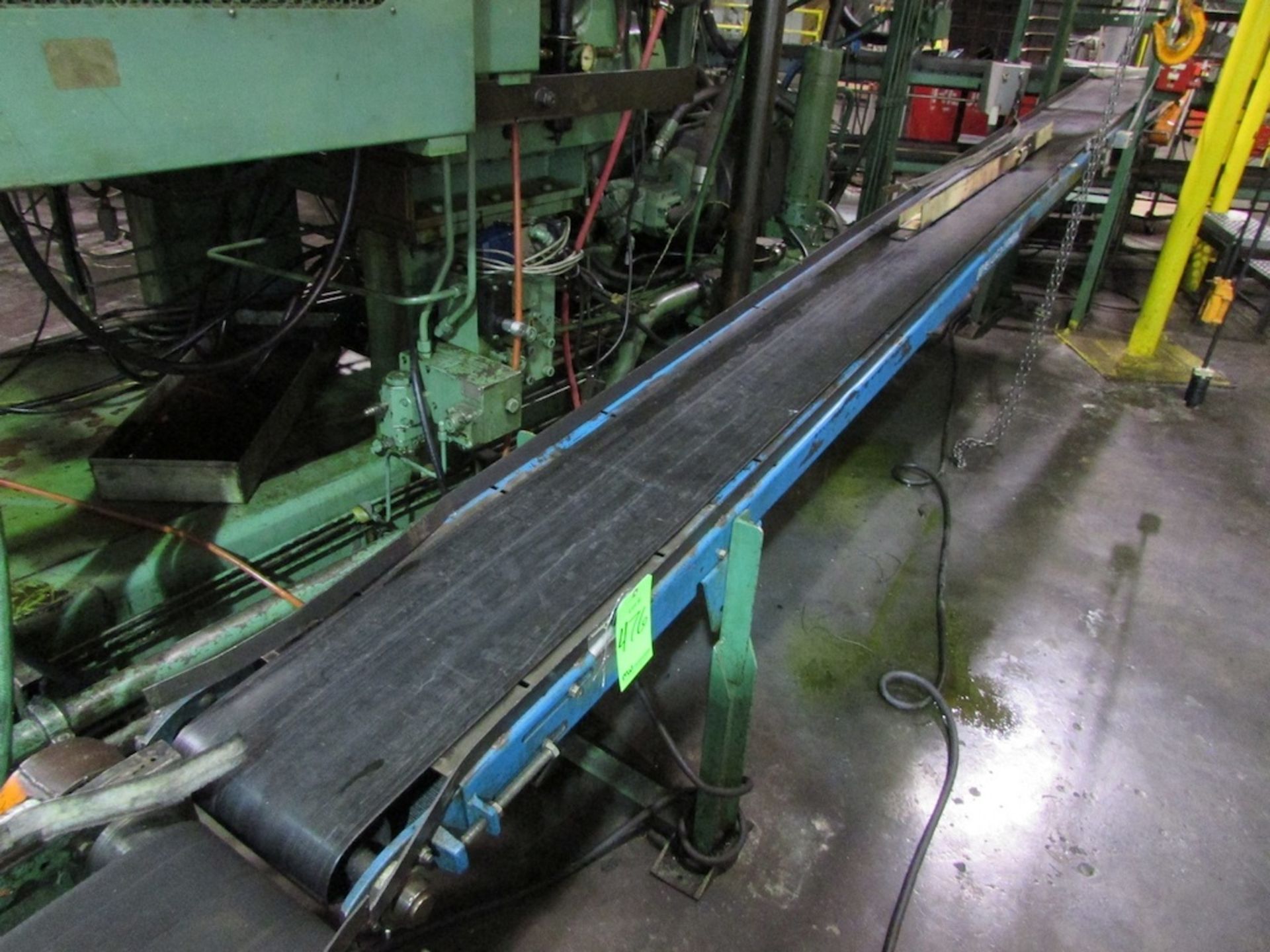 (1) New London Engineering 19'x10" Electric Belt Conveyor