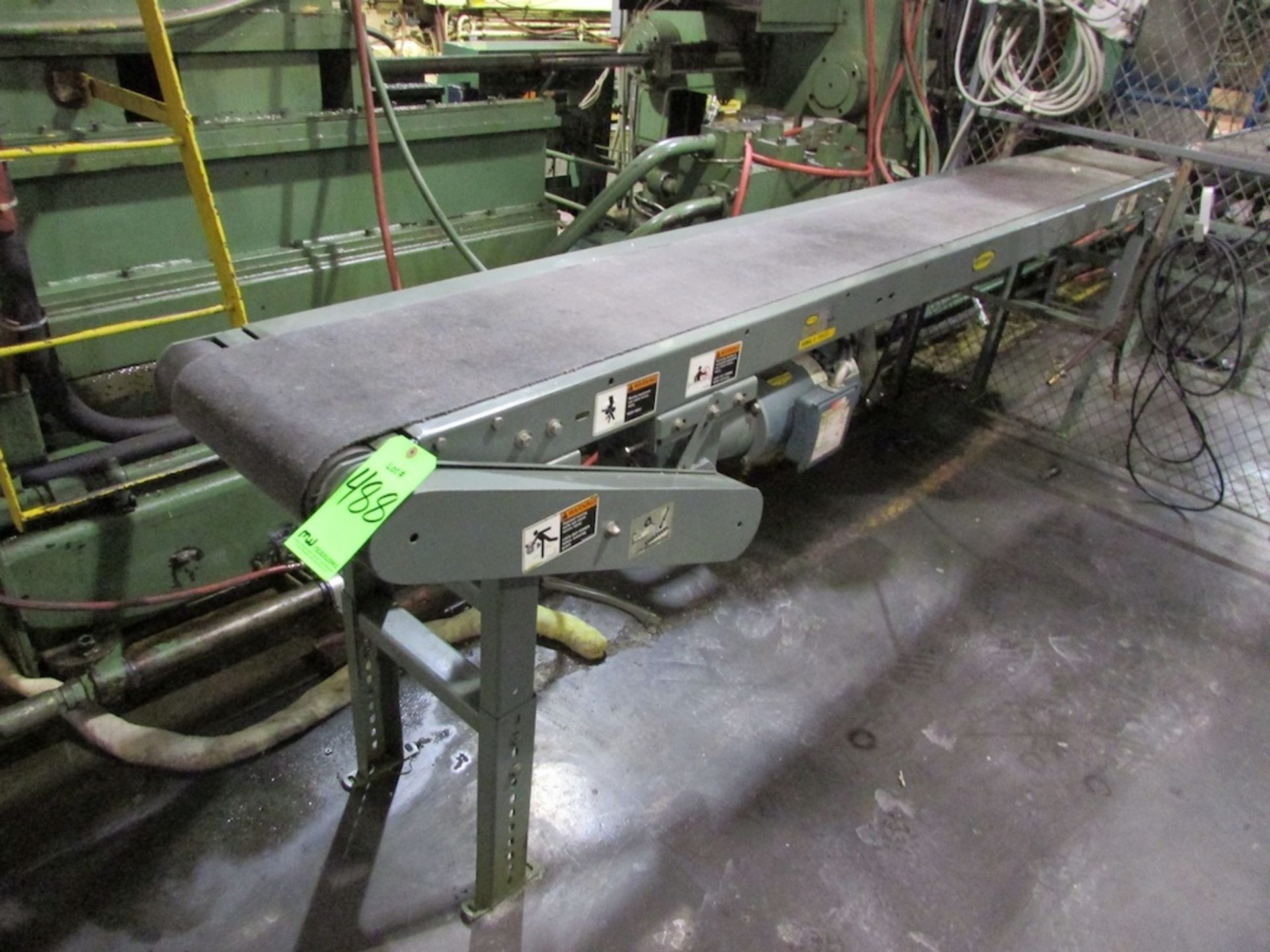 (1) Hytrol 11'x12" Electric Belt Conveyor