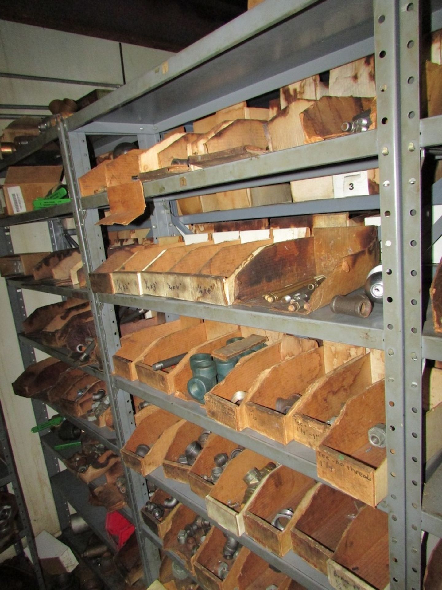 (8) Sections of Adj. Racking with Assorted Spare Parts and Contents - Bild 10 aus 19