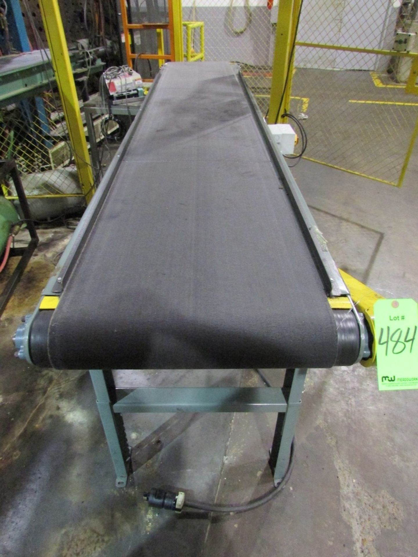 (1) Hytrol 11'x20" Electric Belt Conveyor - Image 2 of 4