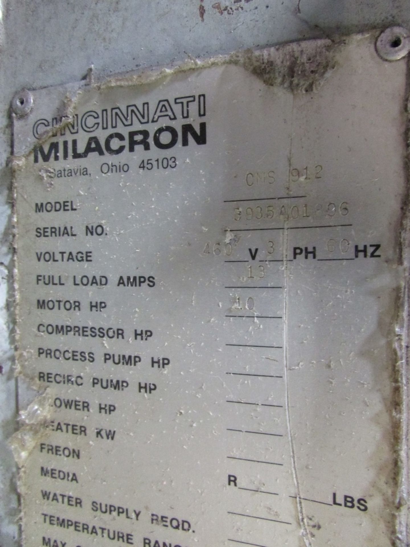 (1) Cincinnati Milacron Model CMS 912 Portable Granulator - Image 6 of 6