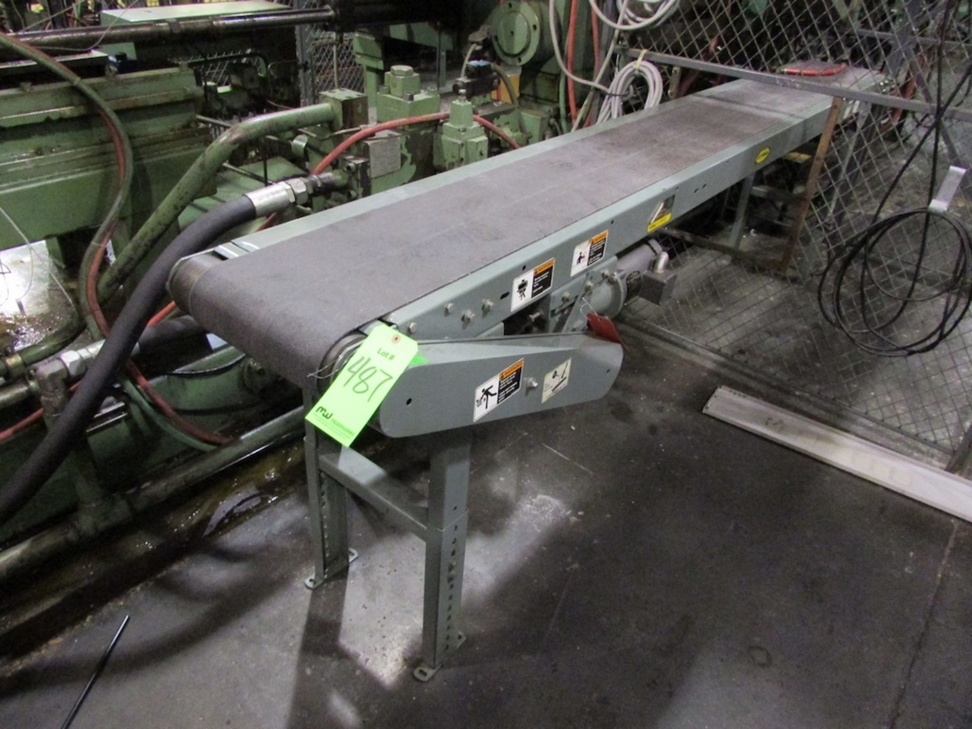 (1) Hytrol 11'x12" Electric Belt Conveyor