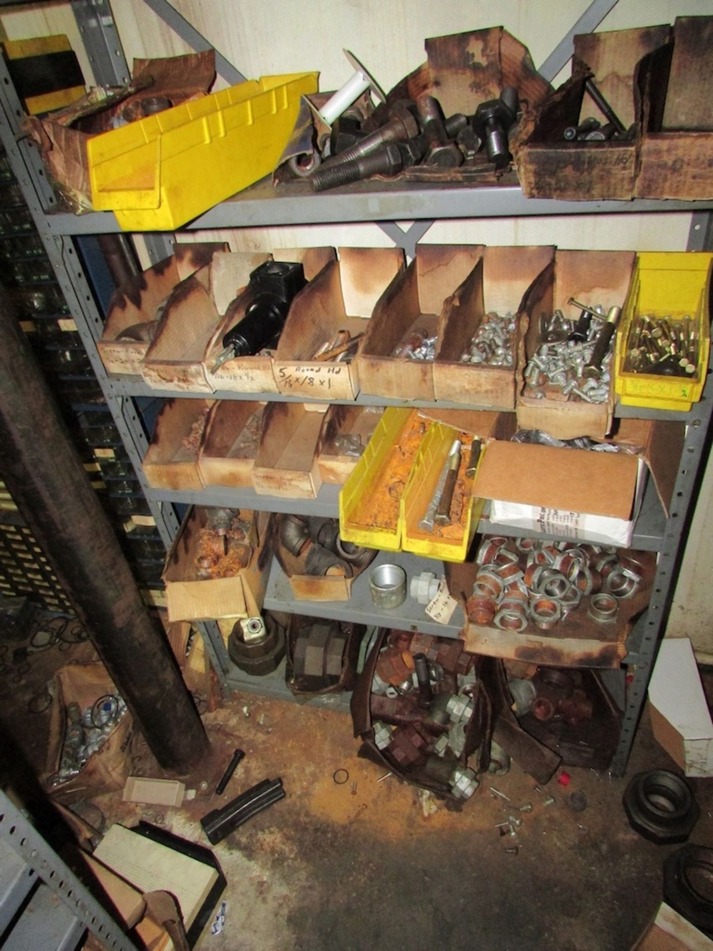 (8) Sections of Adj. Racking with Assorted Spare Parts and Contents - Bild 15 aus 19