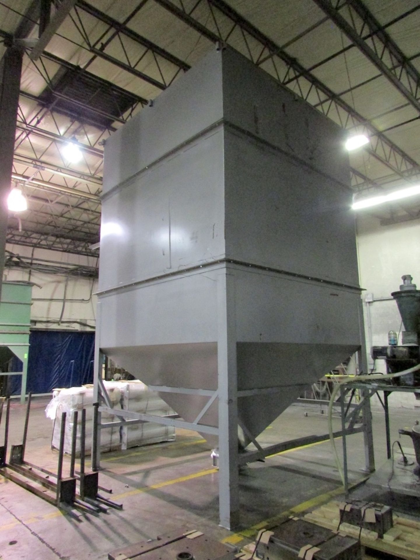 (1) The Eagle Group 10'8"x10'8"x12'8" 50,000 Lb. Material Storage Hopper - Image 3 of 5