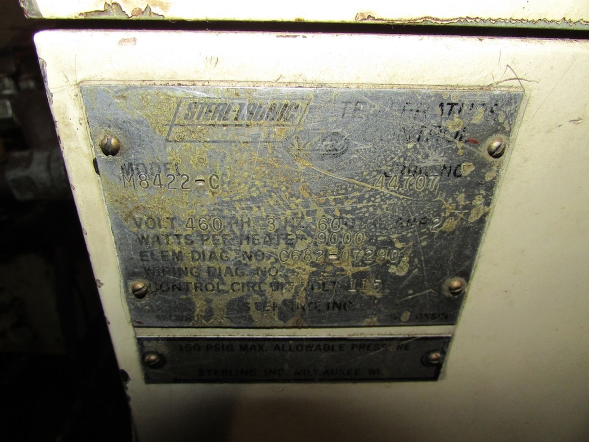 (1) Sterlco Sterl-tronic Model M8422-C Temperature Control Unit - Image 7 of 7