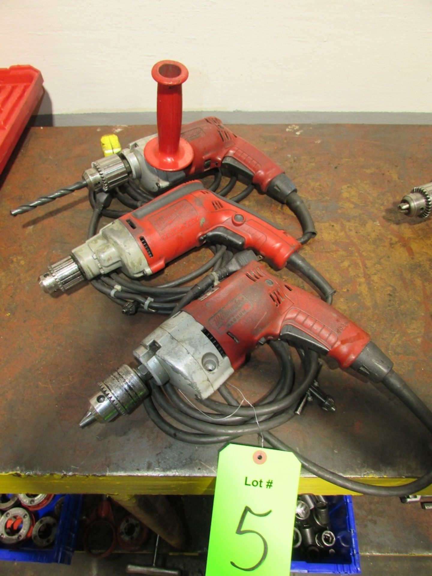 (3) Milwaukee Electric Drills