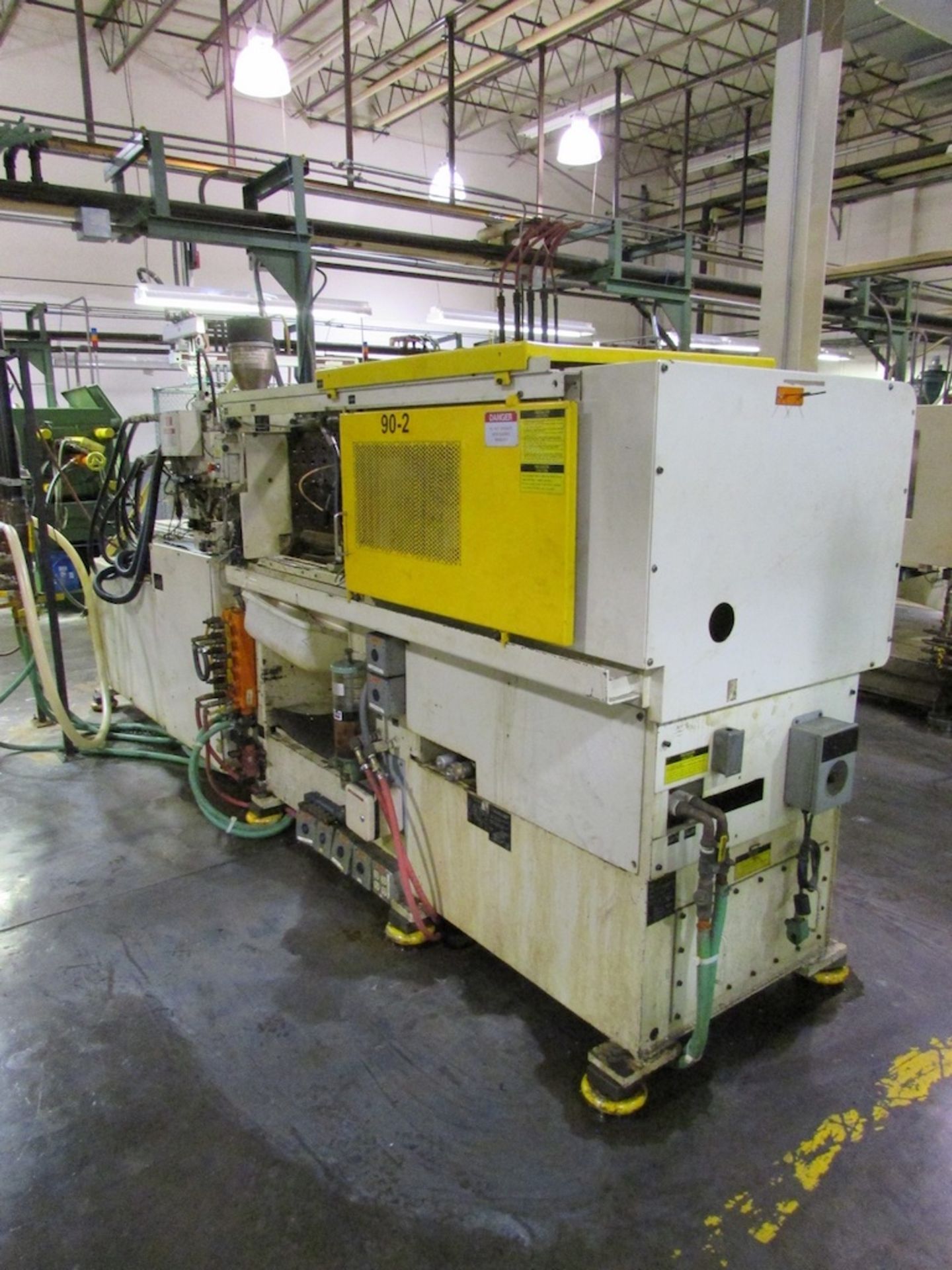 (1) 1996 Mitsubishi 90MJII-2.5, 90 Ton Injection Molding Machine - Image 9 of 12