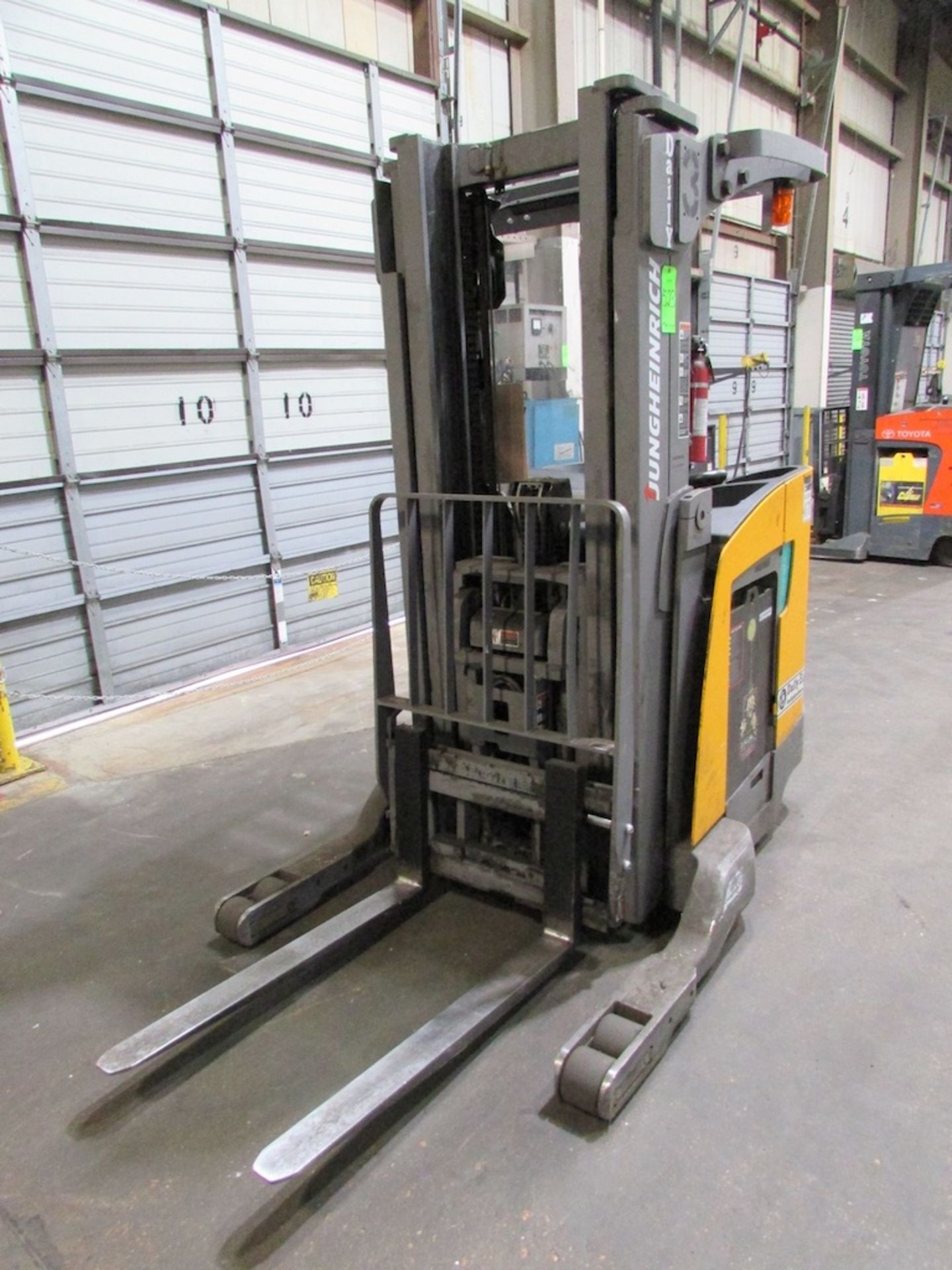 (1) Jungheinrich Model ETR340 4,000 Lb. Capacity 36V Electric Reach Truck